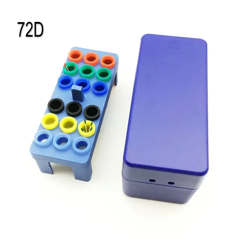 1Pc 72 穴歯科オートクレーブ可能なエンドボックスバー