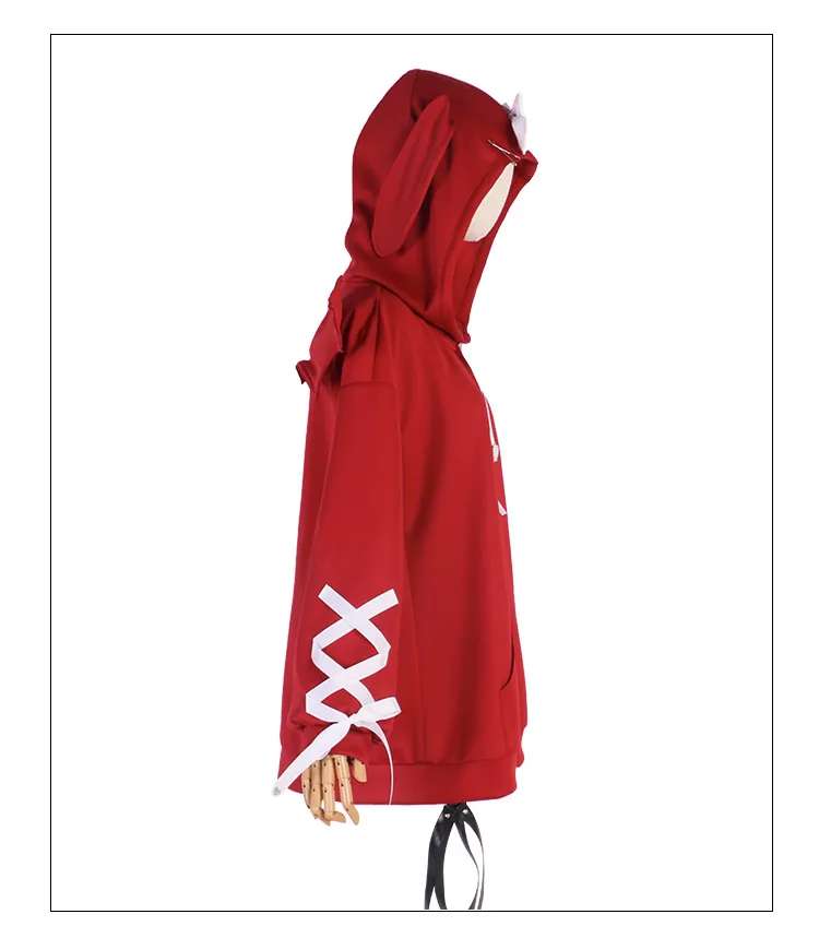 Needy Streamer Overload Ame KAngel Cosplay Hoodie Costume for Women (Unofficial)