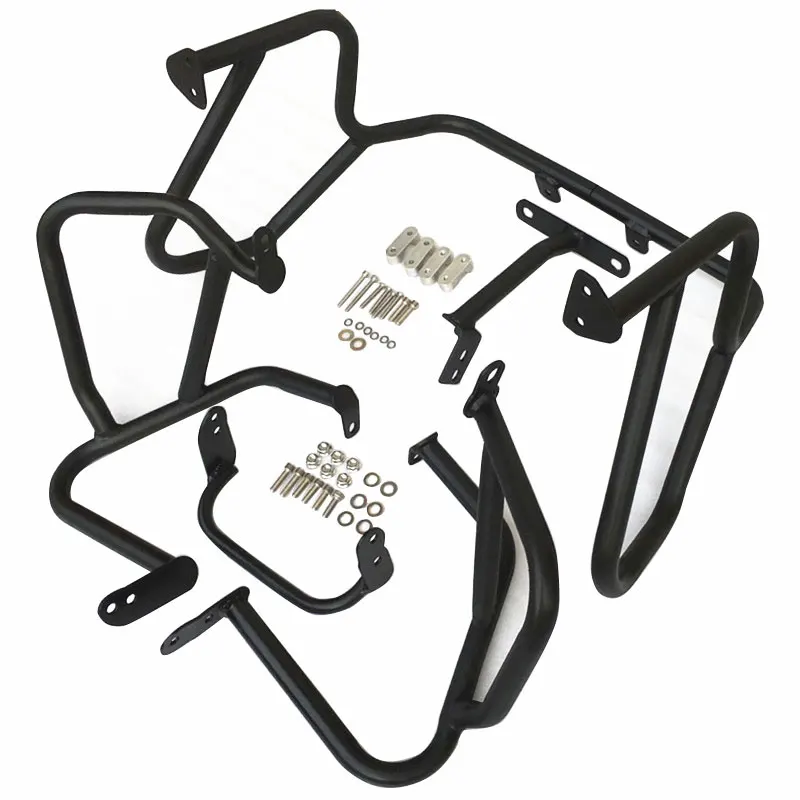 Motorcycle Accessories Fit For BMW R1200GS R1200 GS R 1200GS R 1200 GS 2013-17 Motorcycle Upper&Lower Bumper Crash Bar Engine Guard Protector