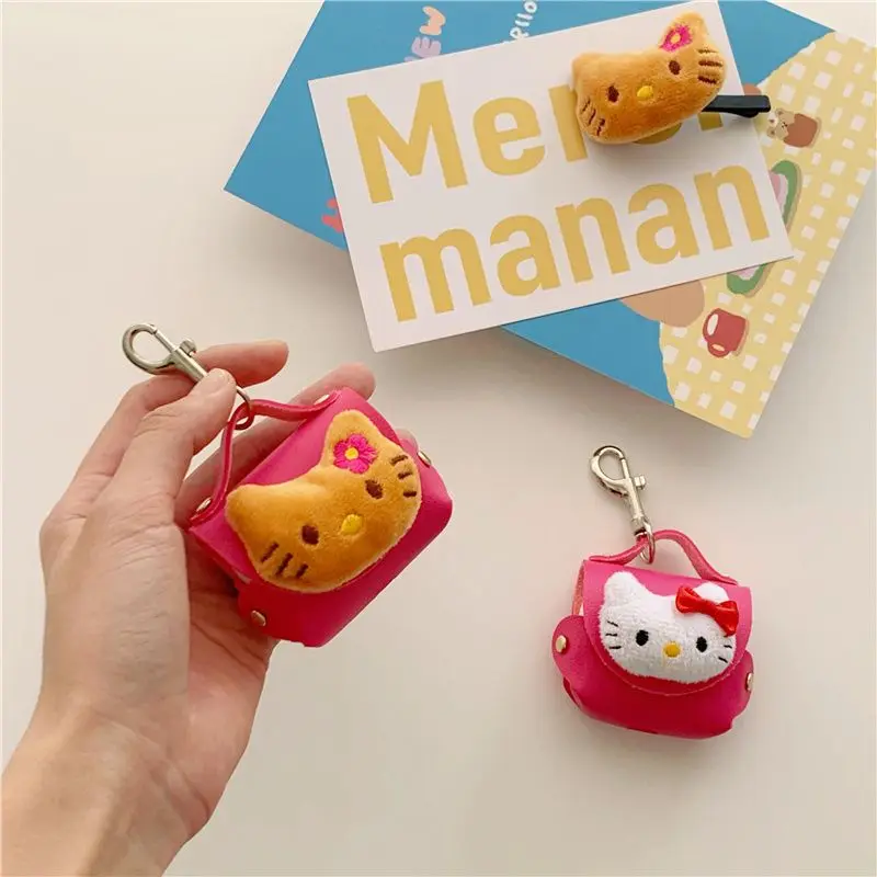 

Новая сумка для наушников Miniso Sanrio, милые Мультяшные персонажи Hellokittyairpods 1-го/2-го поколения, защитный чехол, беспроводной Bluetooth, подарок для девочек