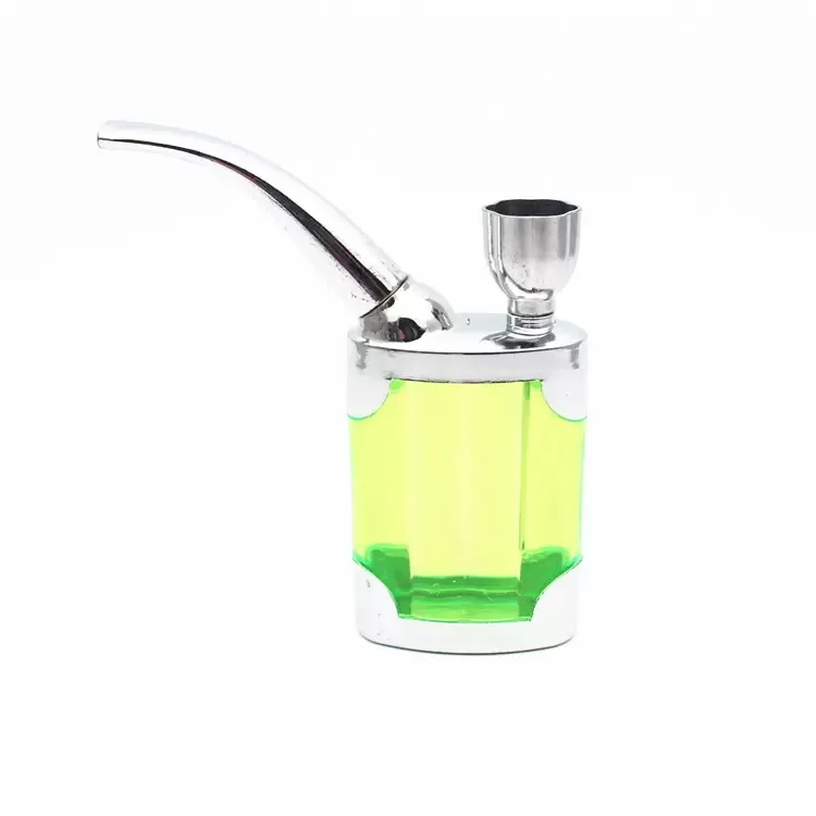 Portable Classic Water Smoking Pipe Reduce Tar Acrylic For 8mm Tabacco Washable Cigarette filter Holder Smoke Gift of Health smoking pipe filters