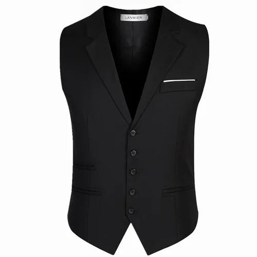 M-6XL 남성 정장 조끼 슬림 맞는 남성 정장 조끼 남성 양복 조끼 남성 정장 재킷 비즈니스 재킷 플러스 사이즈 2