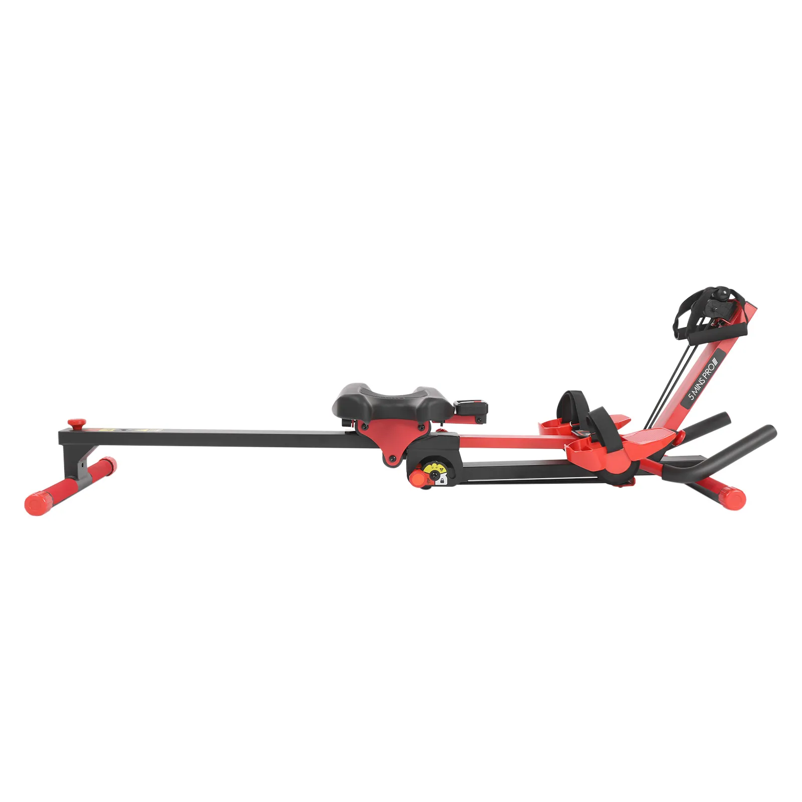 3-in-1 Foldable Rowing Machines for Home Max 264.55 LBS Abdominal Fitness Machine W/LED Vertical Storage Height Adjustable 5