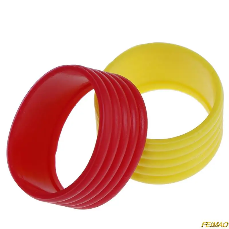 Tennis Racket Grip Ring 4 Pcs Silicone Rubber