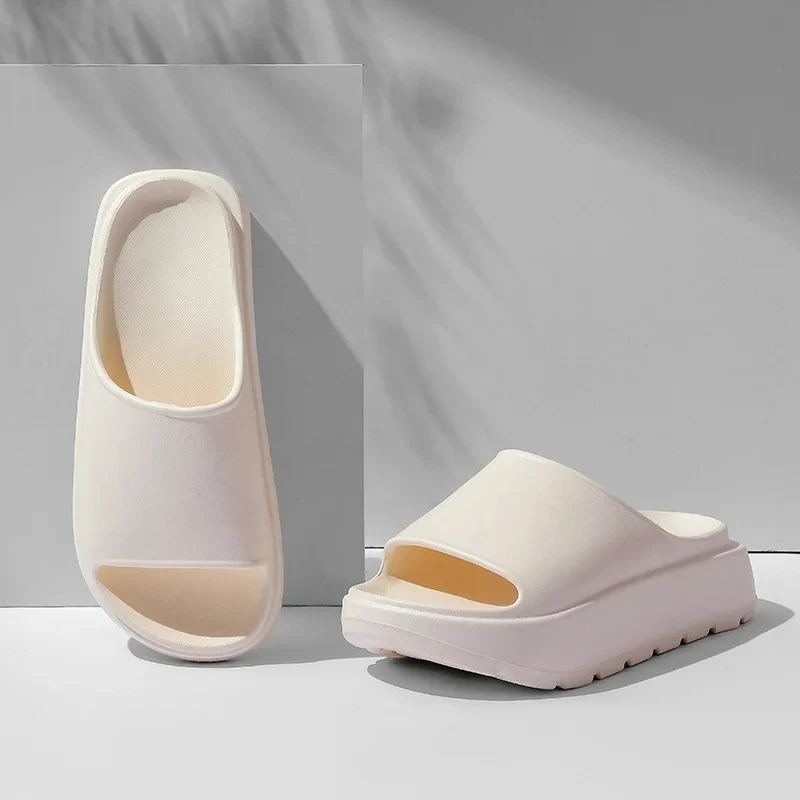 Crestar Fashion Platform Flats Slippers For Women Summer Thick Sole EVA Sandals Casual Outdoor Soft Flip Flops High Heel Sandals 2