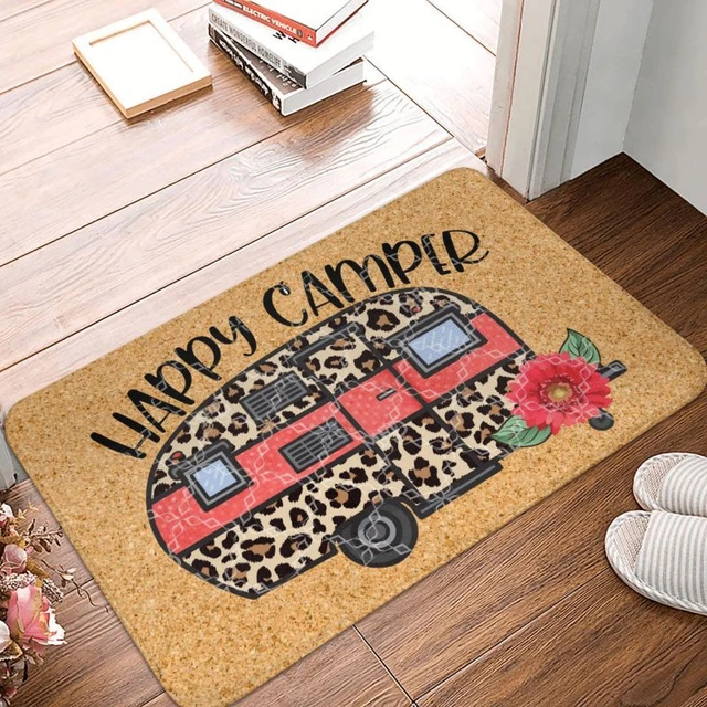 Happy Camper Front Door Mat