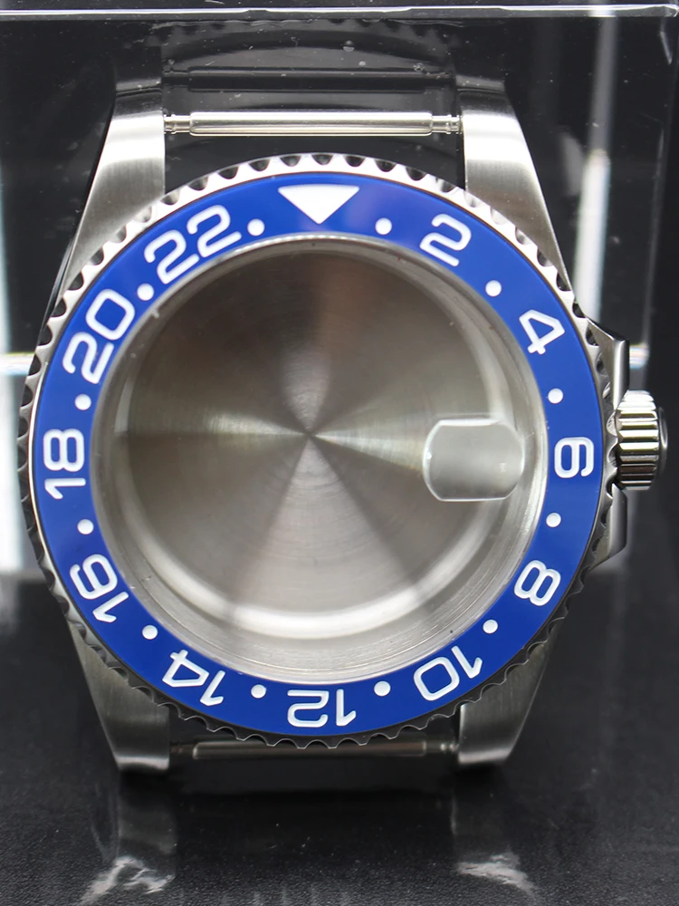 Premium 40mm Waterproof Watch Case with Ceramic Bezel Insert
