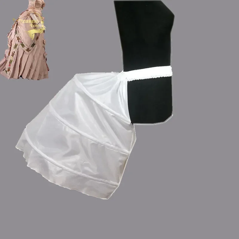 Baroque Hip Skirt Slip Womens Petticoat for Baroque Dress 3 Hoops Crinoline Underskirt Wedding Accessories Stock Petticoat Skirt Petticoat Underskirt Wedding Underskirt Lolita Petticoat Flower Girl Underskirt Wedding Petticoat Vintage Underskirt
