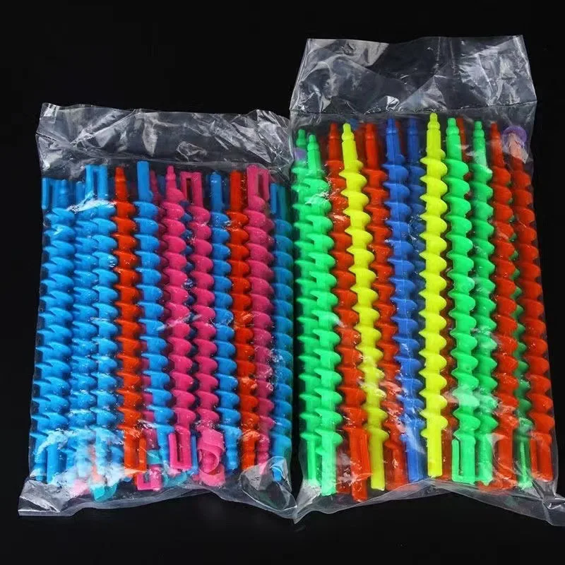 22pcs Spiral Perm Stick Curly Hair Roller Cold Perm Hair Curler Barber