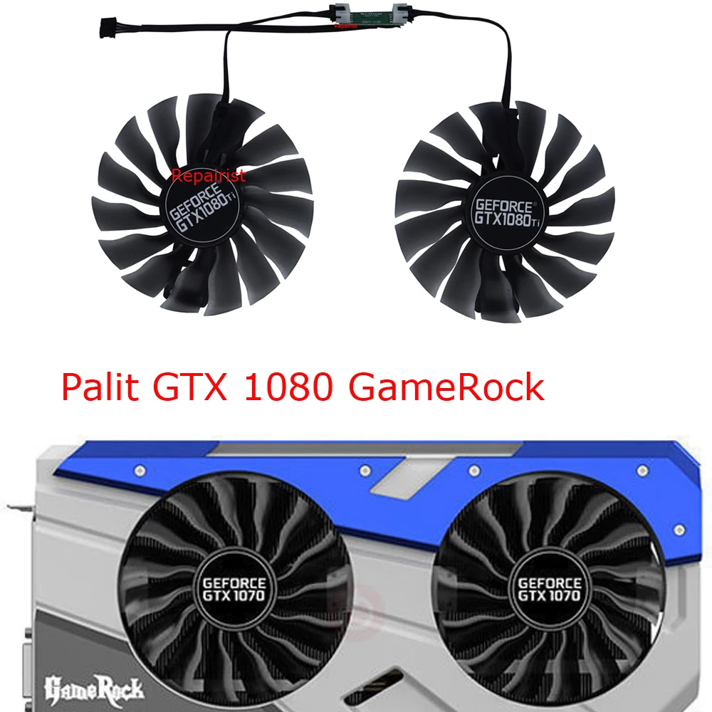 refrigerador gpu termos gráficos fã cartão para geforce palit gtx substituir jetstream