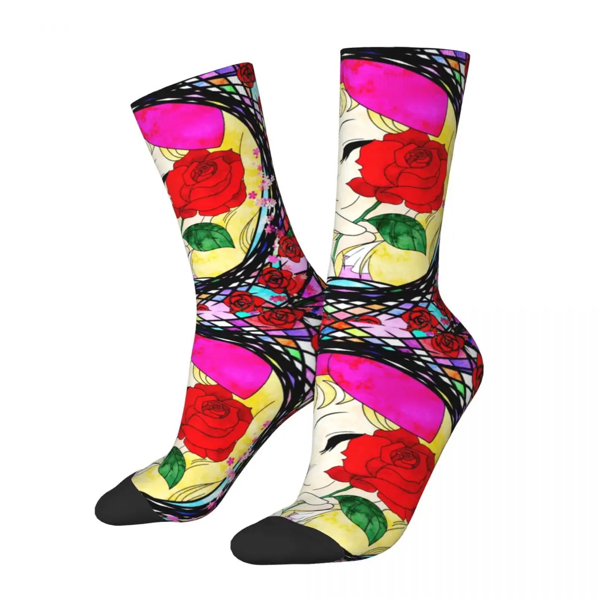 

Candy Candy Manga Socks Men Women Funny Happy Anime Candice Girl Japan Cartoon Socks Harajuku Spring Autumn Winter Socks Gifts