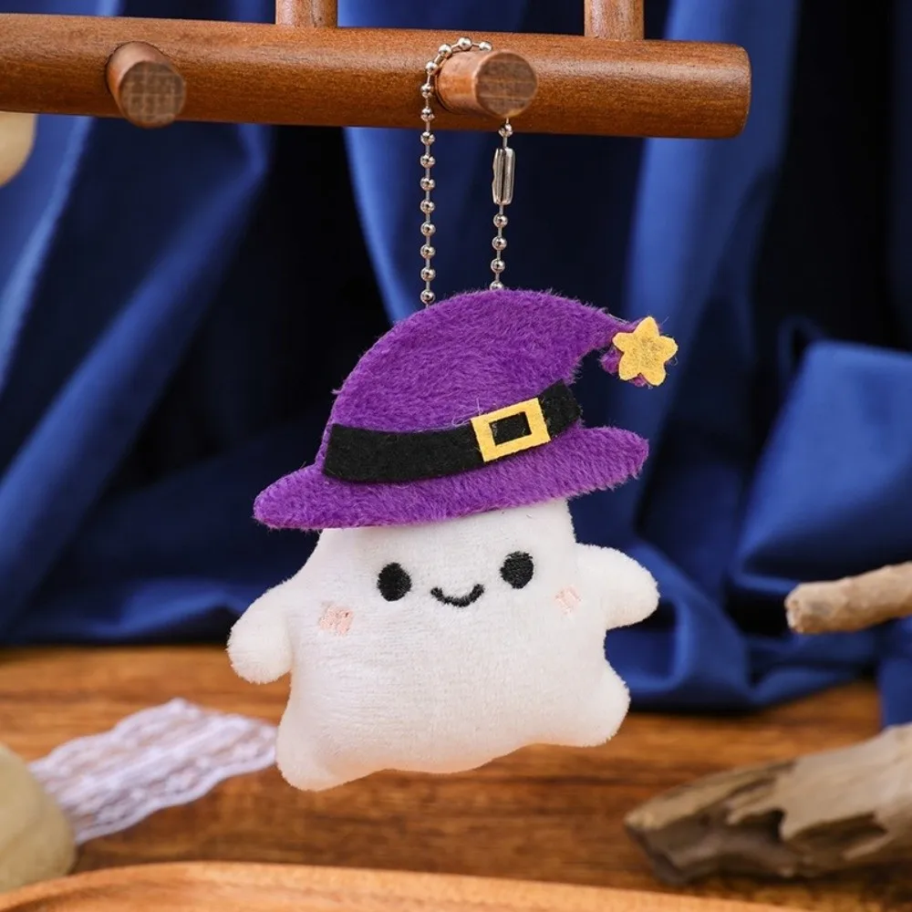 Bag Accessories Funny Halloween Keychain Pumpkin Head Kawaii Furry Bag Pendant Decoration Soft Bag Charm Gift Giving