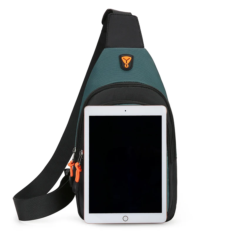 Men' leisure outdoor hiking bike shoulder bag, waterproof sports crossbody...