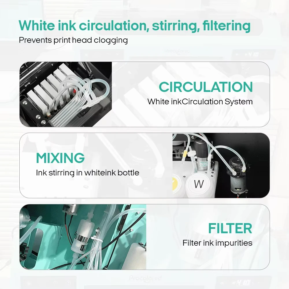 새로운: DTF 전송 프린터 A3 + L1800 DTF 프린터 티셔츠 인쇄 기계 의류 후드 청바지 용 경화 오븐 포함