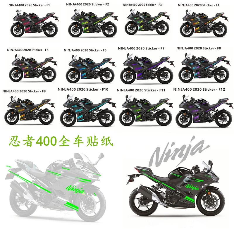 Stickers Decals For Kawasaki Ninja400 Ninja 400 18 19 21 Ex400 Zx 4r Motorcycle Fairing Kit Sticker Aliexpress