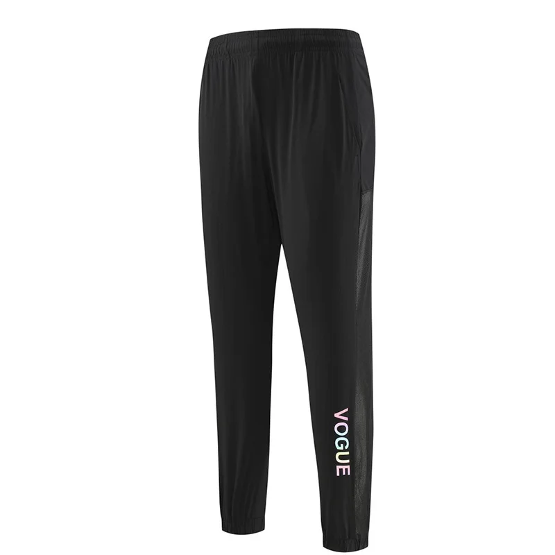 

Sports pants for women in spring and autumn, thin style, quick drying, casual, loose fitting, ankle binding, ice silk, summer bl