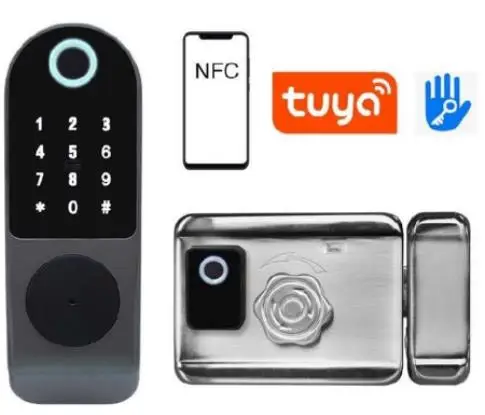 

Mechanical Door Electric Rim Combination Wireless Digital Electronic Fingerprint Wifi Door Lock