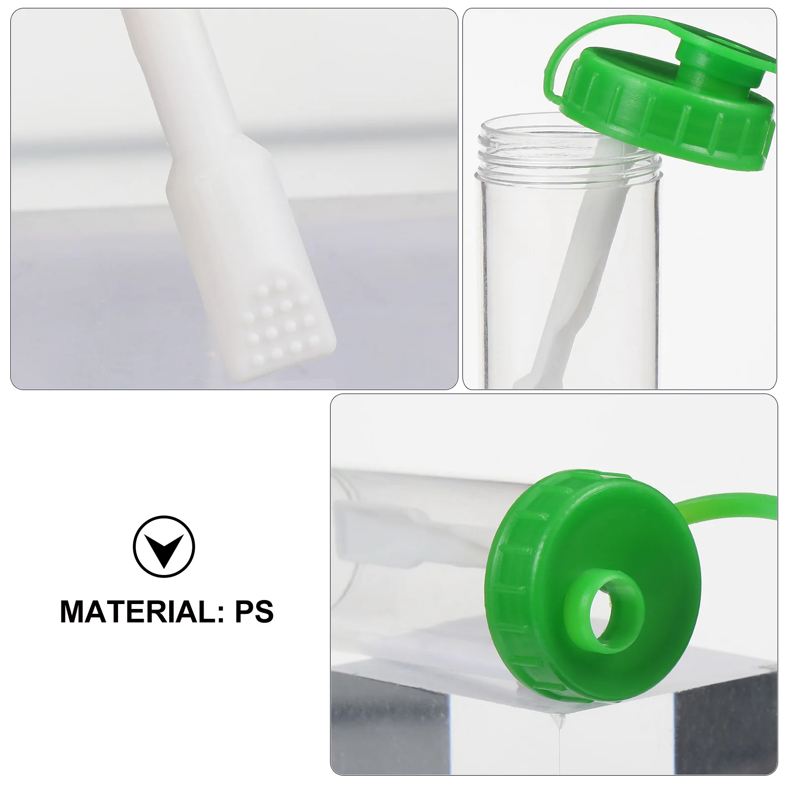 50pcs Stool Cup Sturdy Prime Durable High Quality 15ml Stool Cup Specimen Container for Laboratory Home