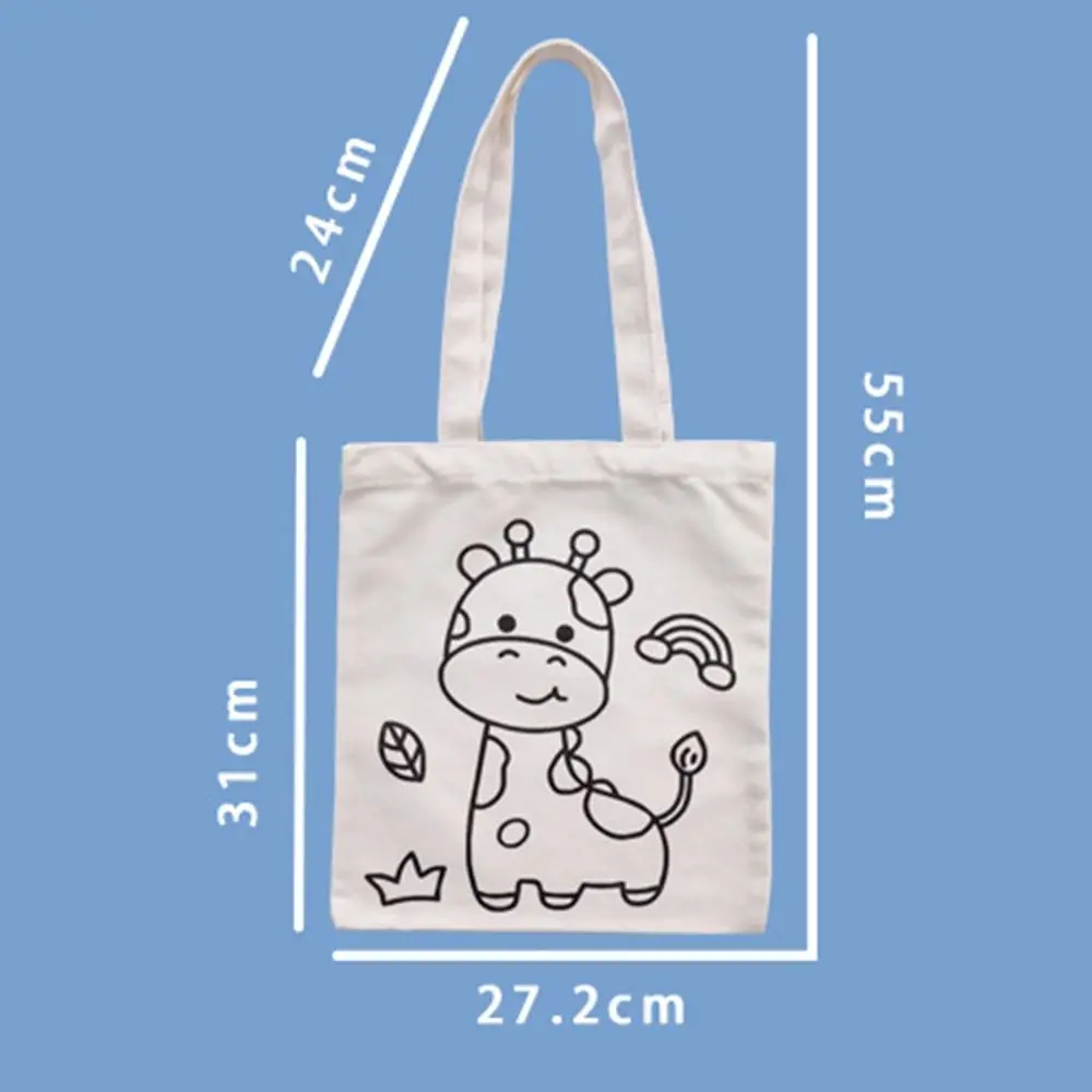 페인팅 DIY 그래피티 캔버스 가방 보관 가방, 내구성 두꺼운 숄더백, 재사용 가능한 내마모성 토트백, 초등학교