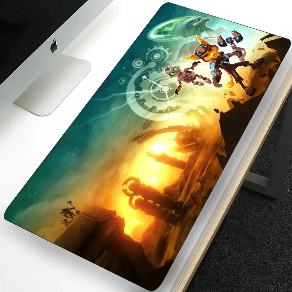 Ratchet And Clank Rift Apart Large Gaming Mouse Pad Computer Mousepad Pc Gamer Laptop Mouse Mat Xxl Office Keyboard Mat Desk Pad