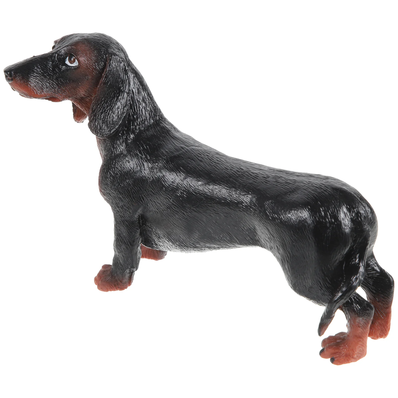

Simulation Dachshund Animal Model Figures Toy Dog Sculpture Artificial Ornament Kids Toys Figurine Puppy for
