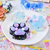 Kawaii Cute Cat's Paw TPR Pinch Toy Slow Rebound Blingbling Squeeze Decompression Toy Transparent Cube PU Sensory Toy Gifts 3