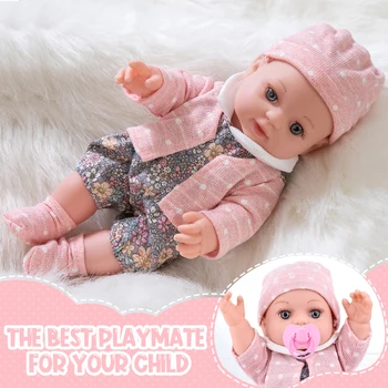 Washable Reborn Baby Doll with Detachable Clothes 1