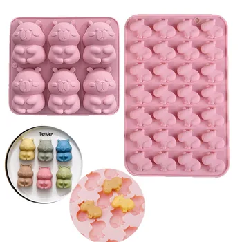 3D Capybara Silicone Mold 1