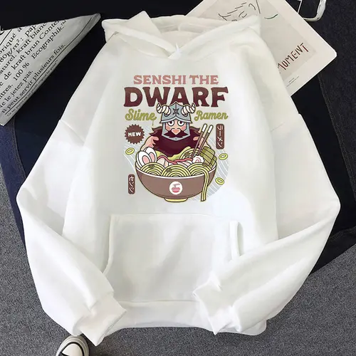 Delicious in Dungeon Dwarf Chef Slime Ramen Hoodie Women Walking Mushroom Marathon Hoodies Hot Anime Dungeon Meshi Senshi Hoodys - Image 13