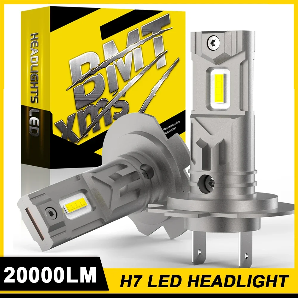H7 Turbo LED Head Lamp Bulbs 20000LM 60W High Power H7 LED Headlight CSP Chips 1:1 Mini Size Design Car Lights 12V 2Pcs LED Car Lights LED Lights LED Bulbs LED Headlights LED Car Headlights Car Headlamps