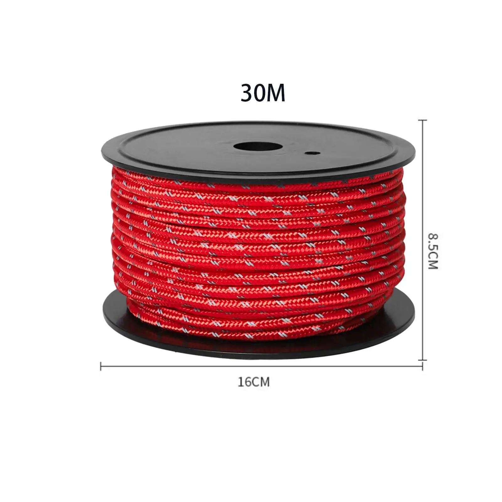 30M 6mm Reflective Tent Rope Guylines for Outdoor Travel Canopy Guy Line