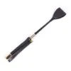 Portable Pointer Equestrian Training Horse Whip Stage Performance Props Lash Supplies Racing Riding Crop With Handle PU Leather 4