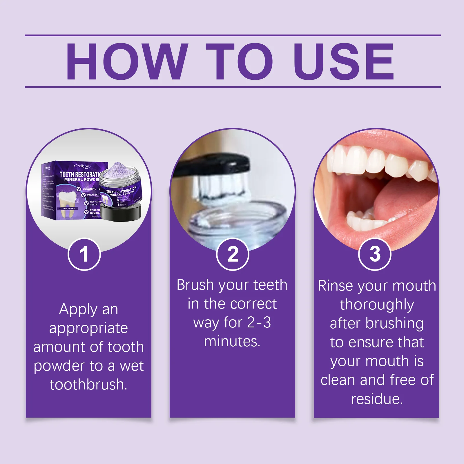 Oralhoe Teeth Whitening Powder Image 7