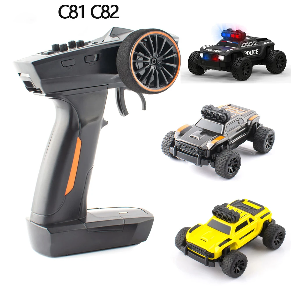 Turbo Racing 1:76 C81 C82 Rc Truck Car Mini Full Proporzionale Rtr Car Toy Con Luci Fresche Mountain Car Per Bambini E Adulti Regalo