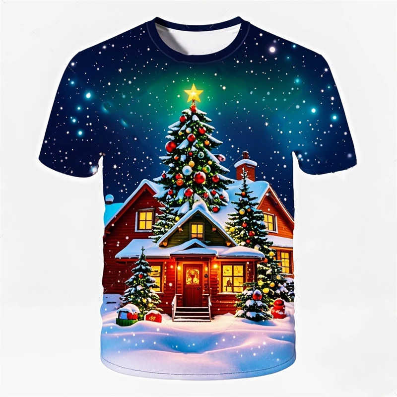 Christmas 3D Print Unisex T Shirt