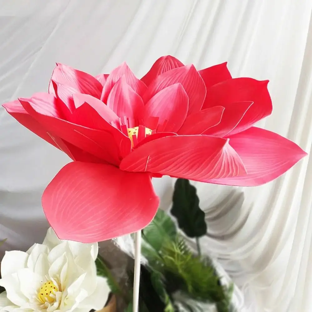 인공 PE 거대한 연꽃 시뮬레이션 연꽃, 연꽃 홈 장식 디스플레이, 호텔 장식 아트 장식