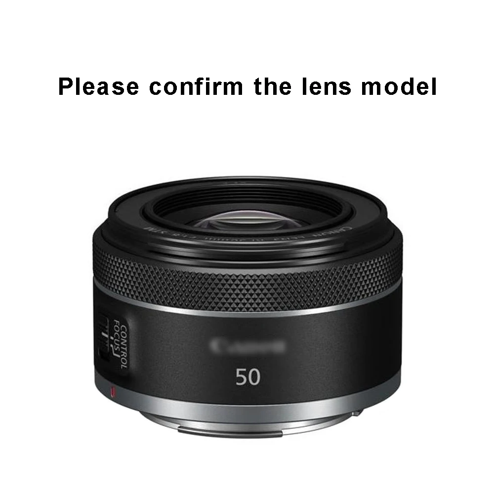 ES-65B for Canon RF 50mm f1.8 STM Circular / Flower Shaped Camera Lens Hood ES65B Black Plastic Reversible Bayonet mount camera lens hood