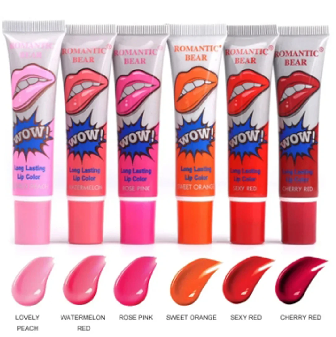 Makeup Liquid Lipstick Lip Gloss Waterproof Long Lasting Tear Lip Tint Lip Stain Lip Lacquer Lip Glaze for Women