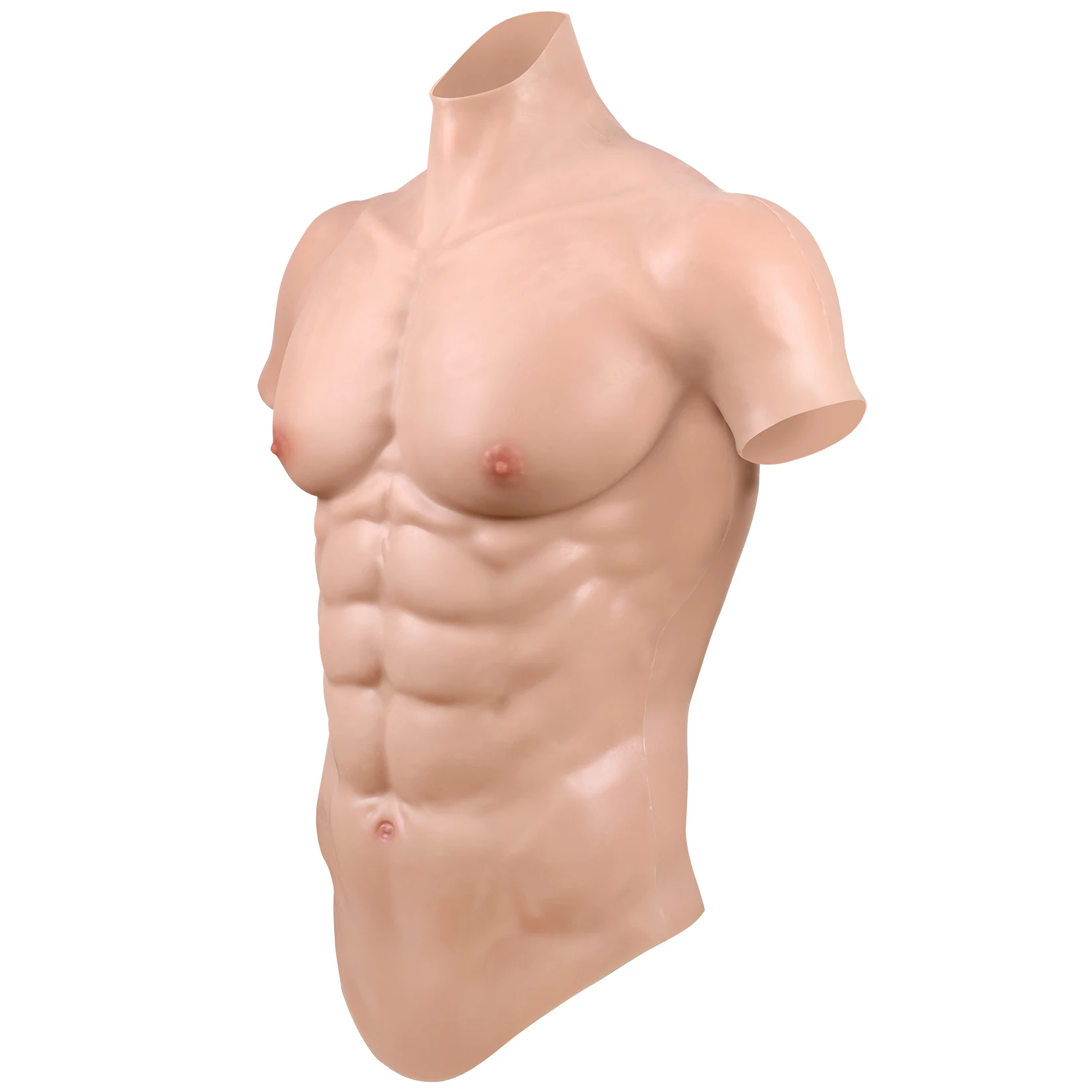 Handmade Silicone Muscles Male Chest Vest Abdominal Muscle Realistic Muscles For Cosplay Tansgender cosplay costume