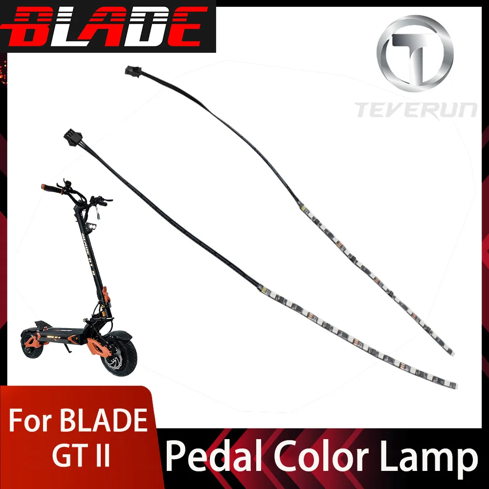 Original LED Light Deck Side For Teverun Blade GT II Electric Scooter Pedal Color Lamp Blade GT2 Strip Official Accessories