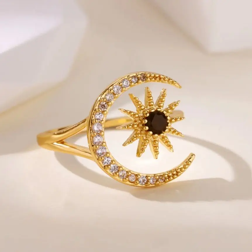 Gold Color Stainless Steel Rings for Women