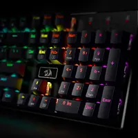 Redragon K556 RGB LED Backlit Wired 104 Keys Hot-Swap Noise Absorbing Foams Mechanical Gaming Keyboard - Image 2