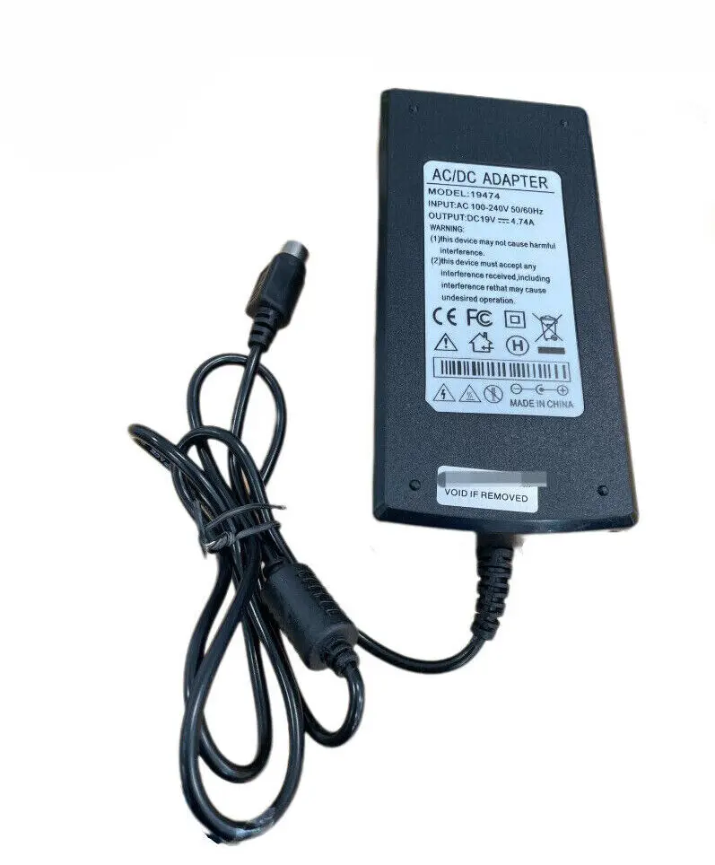 Mr.Tough 4-Pin 19V DC Adapter For Getac V100 V100X V110 Laptop Charger Power Supply