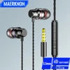 Wired Headphones 3.5mm Sport Earbuds Phone Headset 4D Stereo Headset with Mic Volume Control Music Earphones for Xiaomi Huawei 1