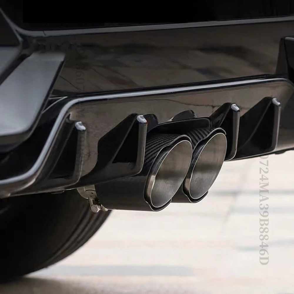 Hohe Qualität Außenteil Auspuffrohr End Spitze Für Honda CIVIC FK7 Fließheck 2016-2020 Carbon Faser Schwanz mund Zubehör – Detail 2