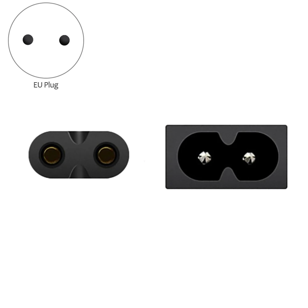 X12A Universal Power Cable 1.5M 2-Hole Charging Cable 8-Character Tail for LED LCD TV Samsung Printer Power Cord EU Plug