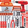 42PCS Children's Pretend Play Toy Toolbox Set Simulation Repair Electric Drill Screwdriver Children's Educational Toy Gift 1