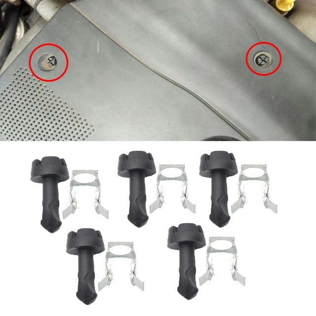 Engine Cover Cylinder Head Clips Lock Pin Screw Sealing Stud N90642001 For Audi A4 A6 A8 Vw Passat B5 Skoda Superb Seat Exeo 1