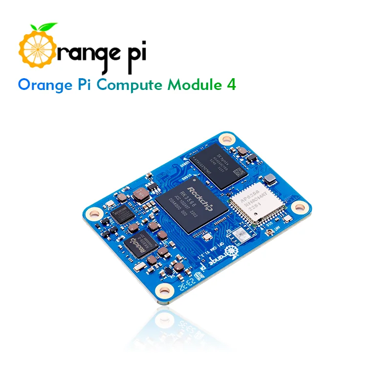 Orange Pi CM4 2GB RAM 32GB eMMC Flash Single Board Computer Rockchip RK3566, Quad-core, WiFi+BT with BLE, 4K Development Board