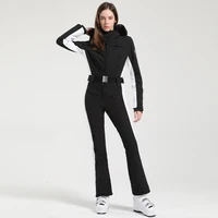 GSOU SNOW One-piece Ski Suit Women Thickening Snowboard Female Overalls Winter Windproof Waterproof Breathable Clothing Skiing - Image 4